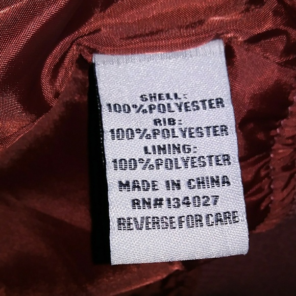 Style Me Los Angeles Small Jacket Rust Red - Picture 5 of 7